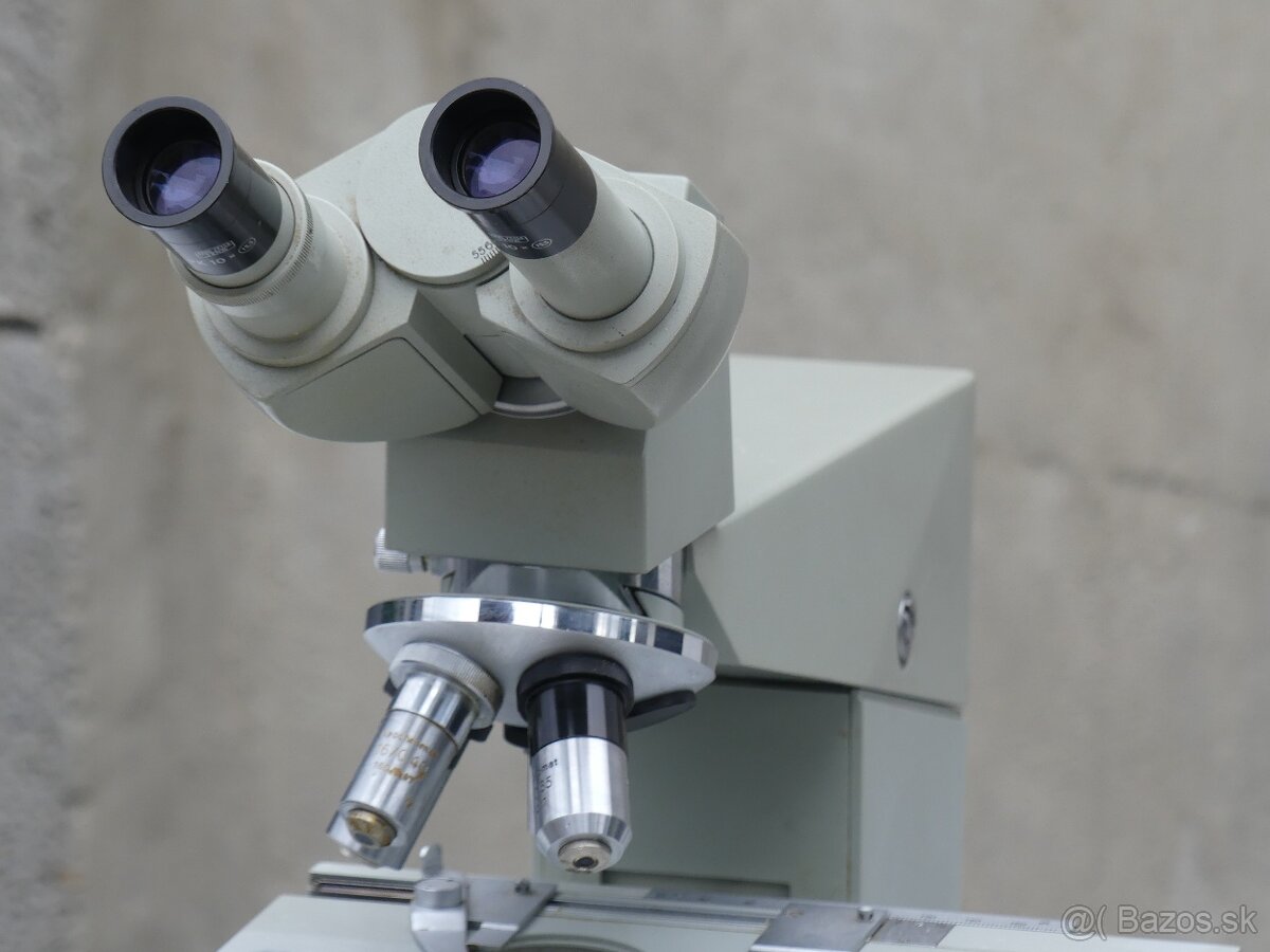 Mikroskop Carl Zeiss Jena Amplival s osvetlením - 3