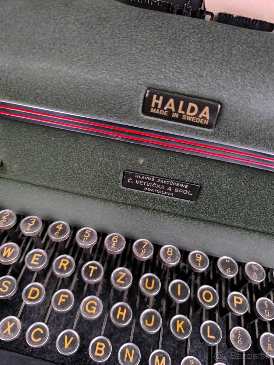 Písací stroj Halda - 3