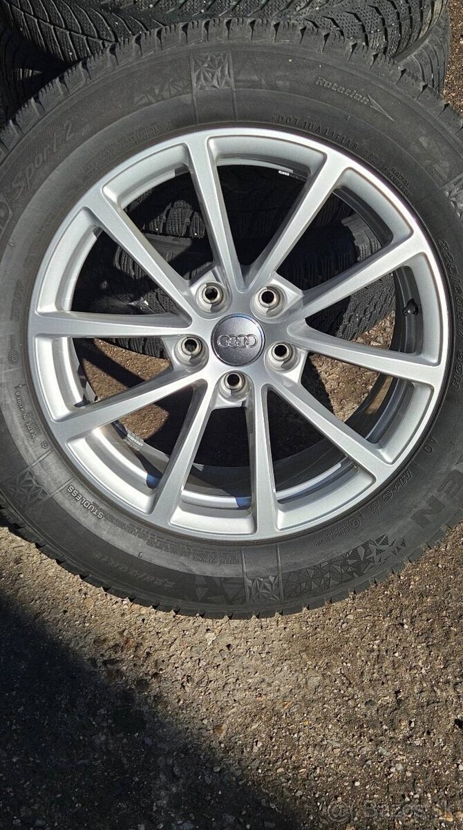 Alu kola originál Audi A4 / A6 C8 R17" Prodám - 3