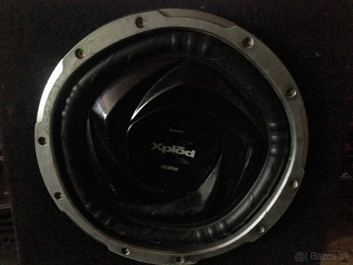 Predam subwoofer SONY Xplōd 1500w + zosil + autoradijo - 3