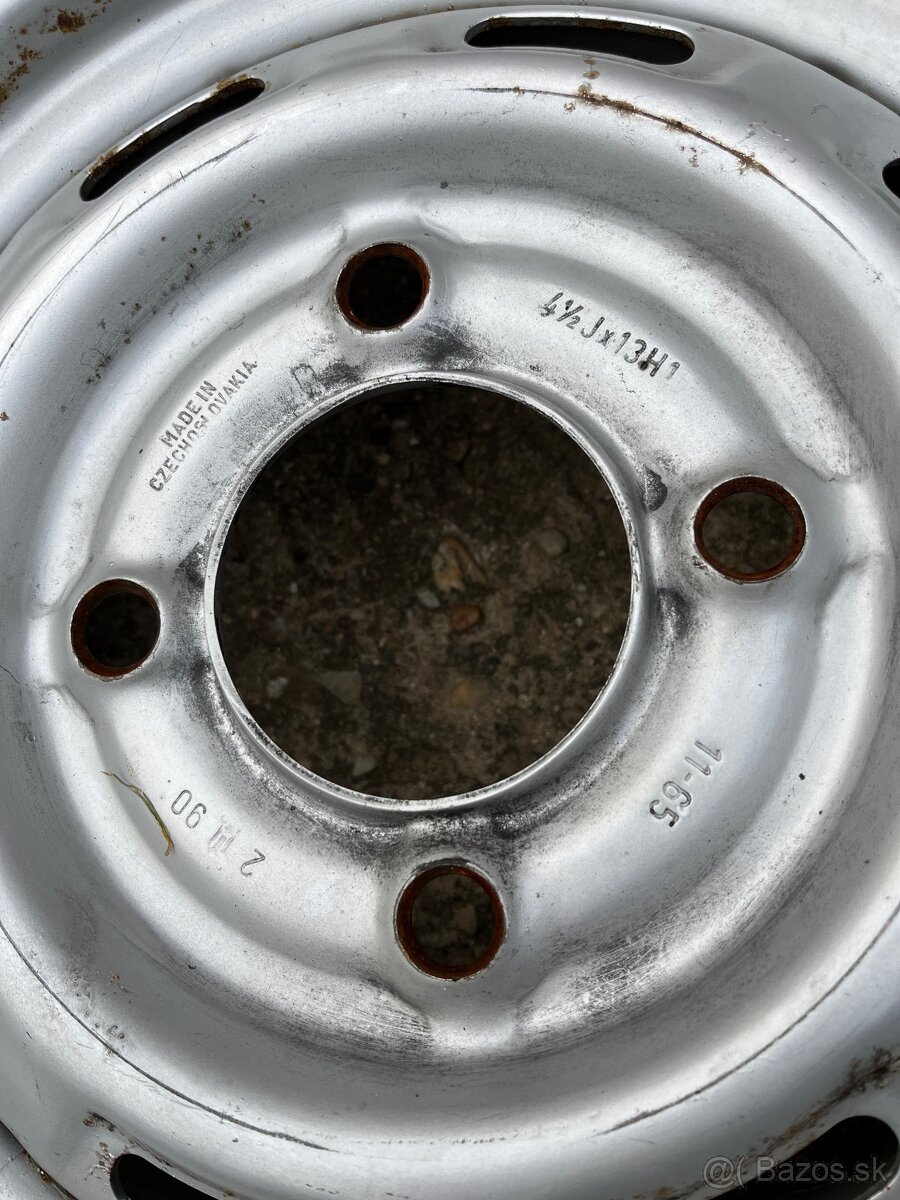 Kolesá disky ráfiky Škoda 105 120 - 3