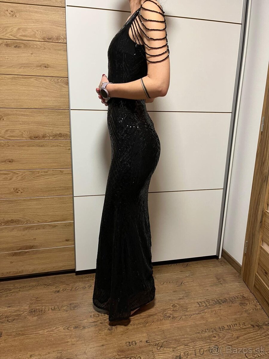 Čierne plesové šaty - 3