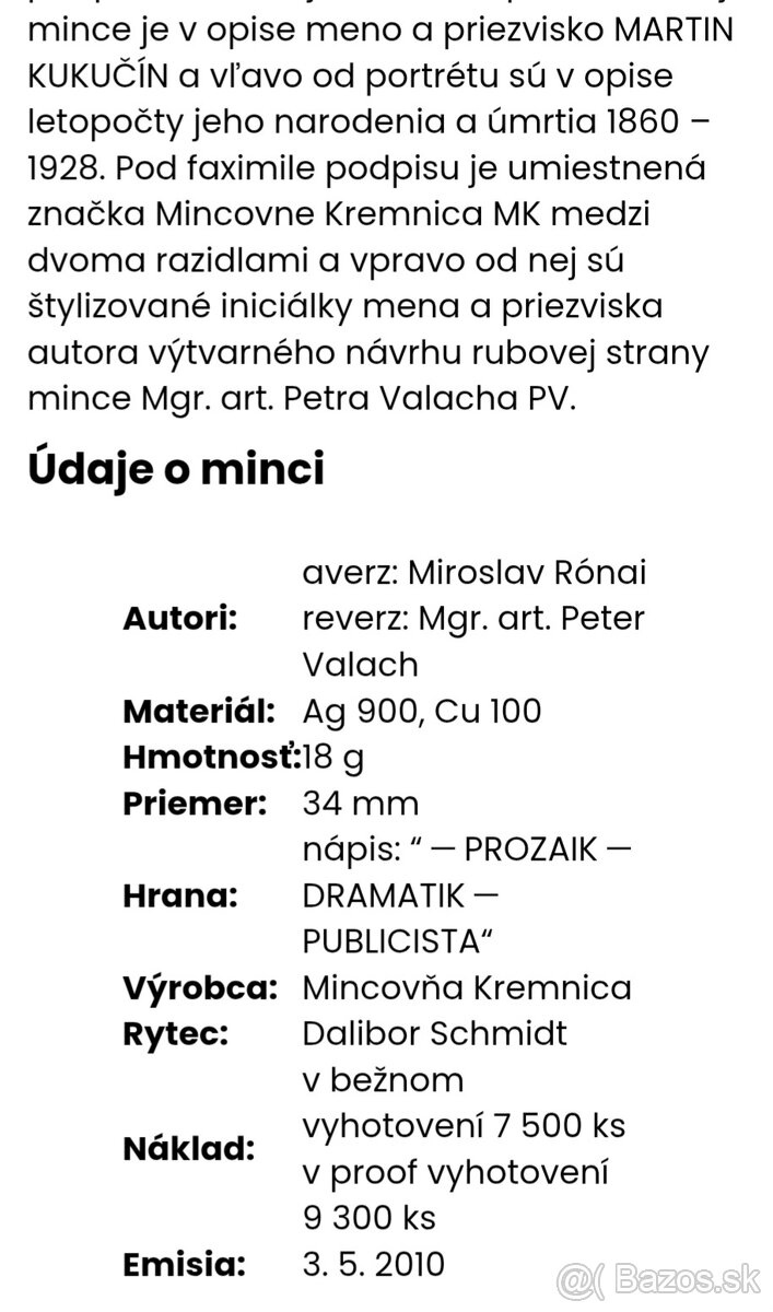 Kukučin, Stodola, Memorandum - 3