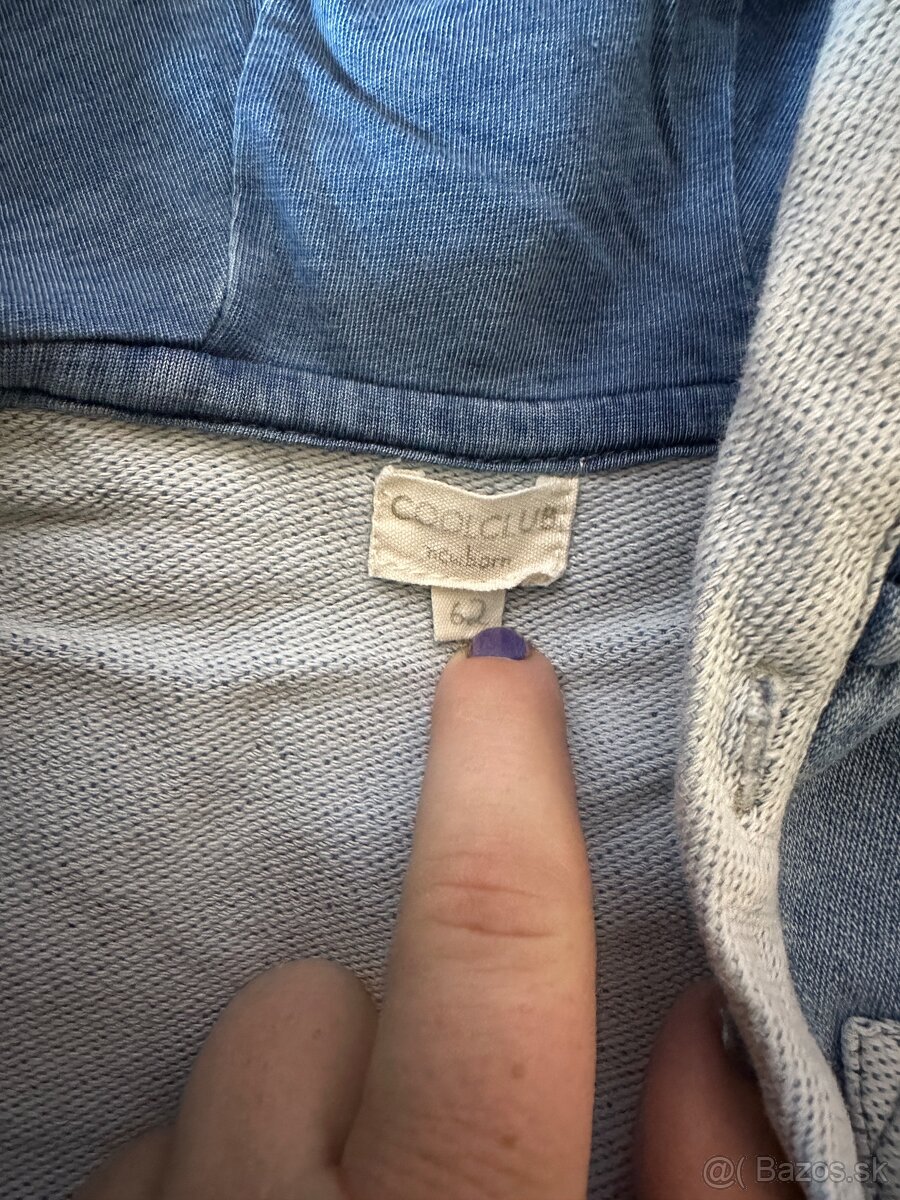 Jeansovy Overall pre baby - 3