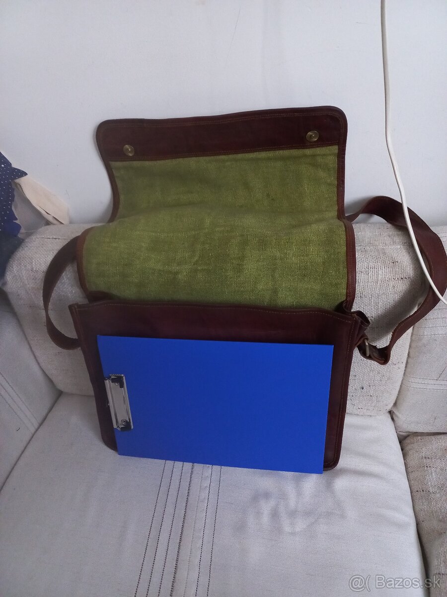 Kvalitna kozena kabelka - na doklady. notebook - 3