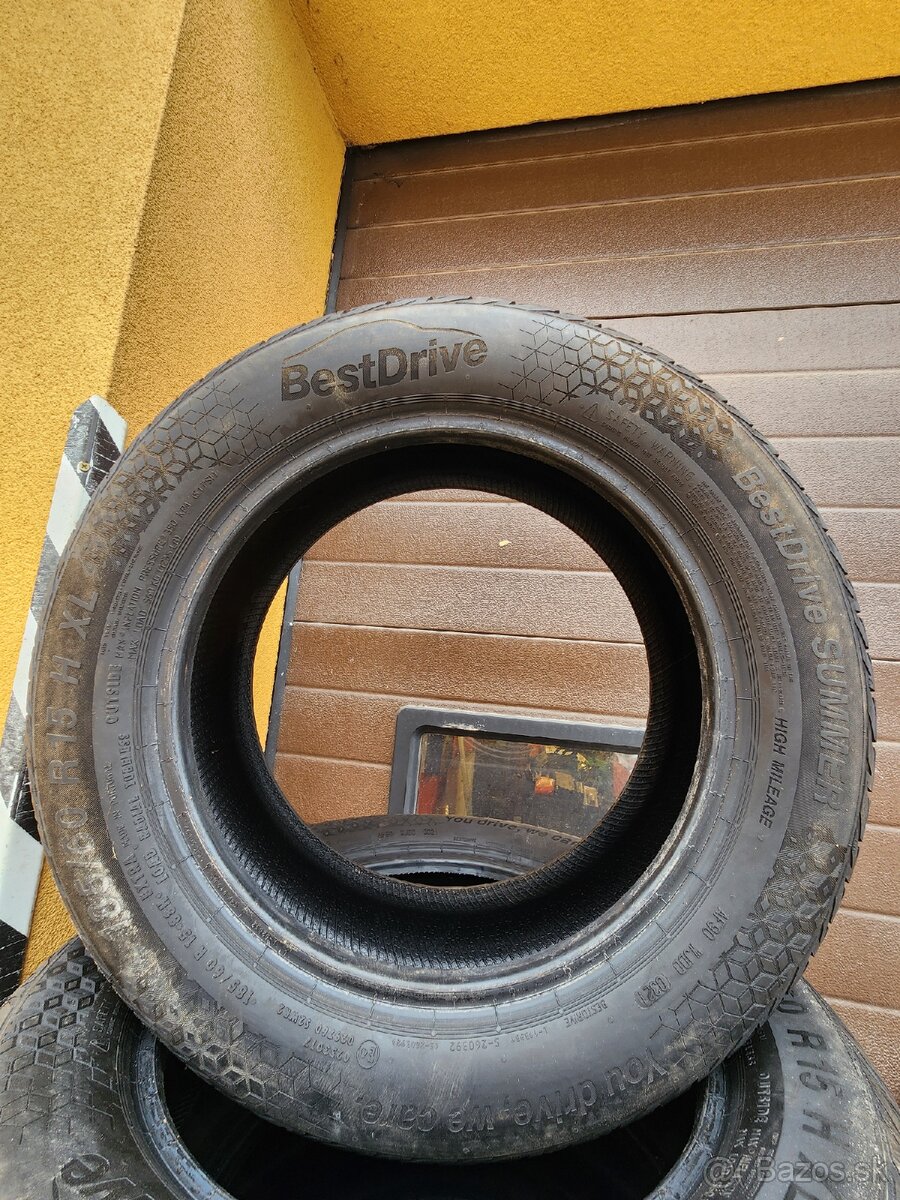 Predám letné pneumatiky 185/60r15 - 3