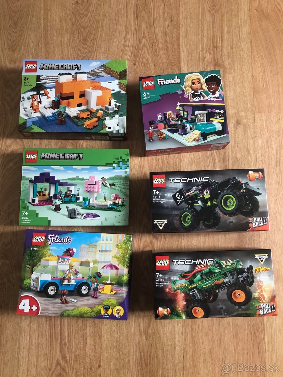 Nové Lego- Minecraft, Friends, Technic - 3