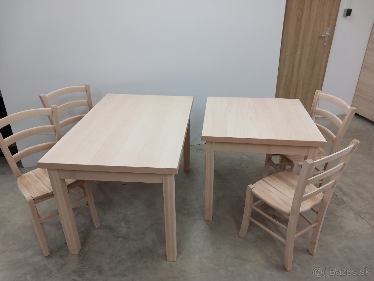 Predám stoličky, stoly pre stolárov ako polotovar. - 3