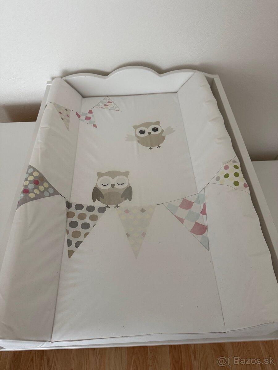 Detská komoda + prebaľovacia podložka - 3