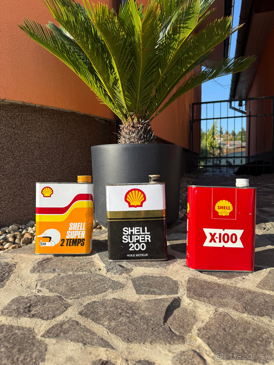 predám staré plechovky od oleja "Shell" - 3