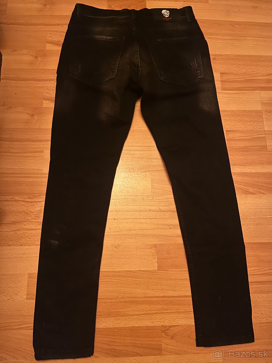 Philipp Plein čierne rifle - 3