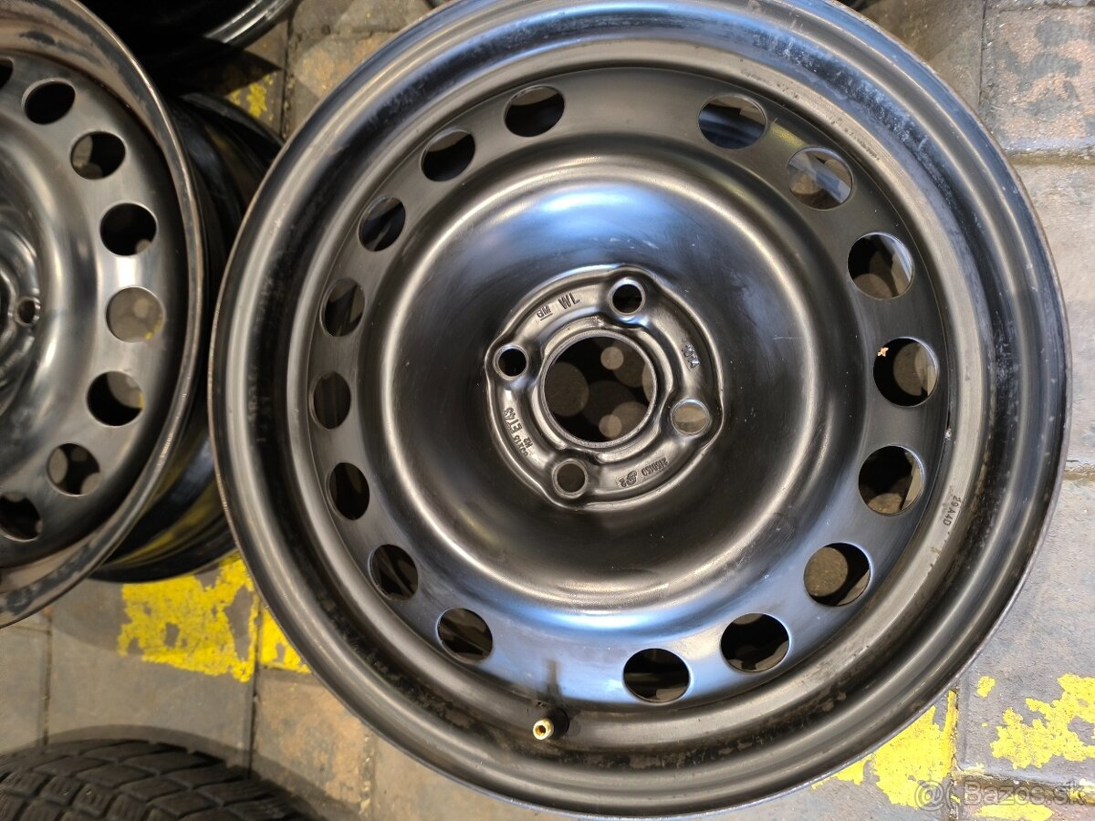4X100 R15 Opel disky + Puklice - 3