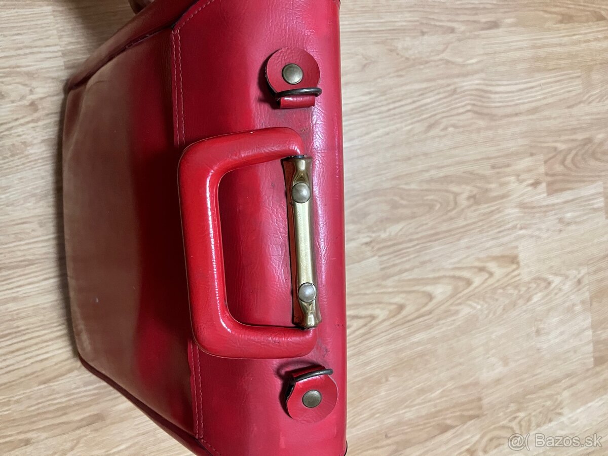 Retro červená taška - 3