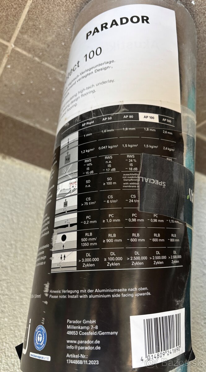 Akustická podložka pod plávajúcu podlahu - 3