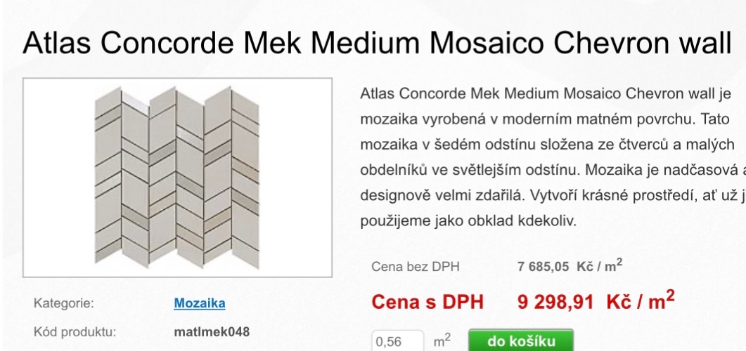 Dizajnová talianska obkladová mozaika Atlas Concorde - 3