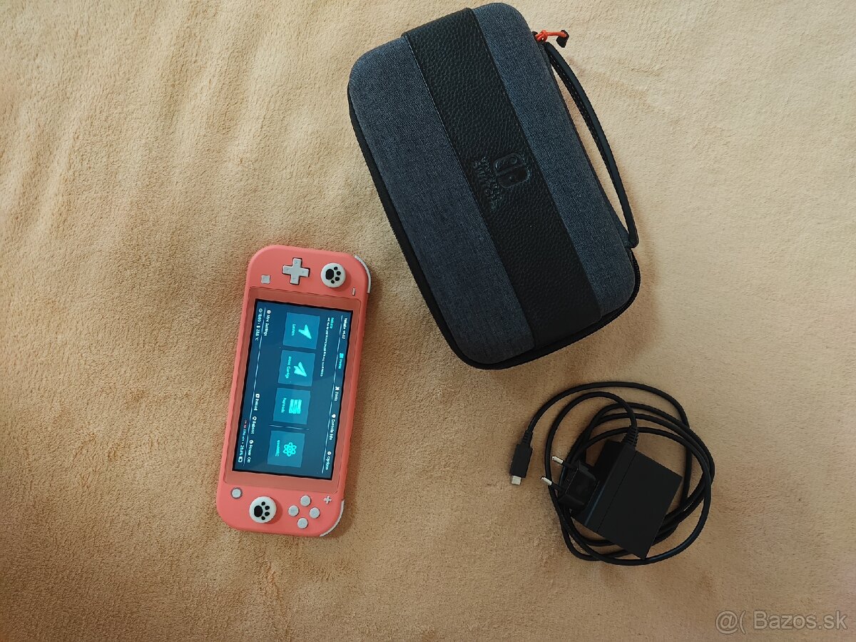 Nintendo switch lite CFW (modchip) + 256 SD karta - 3