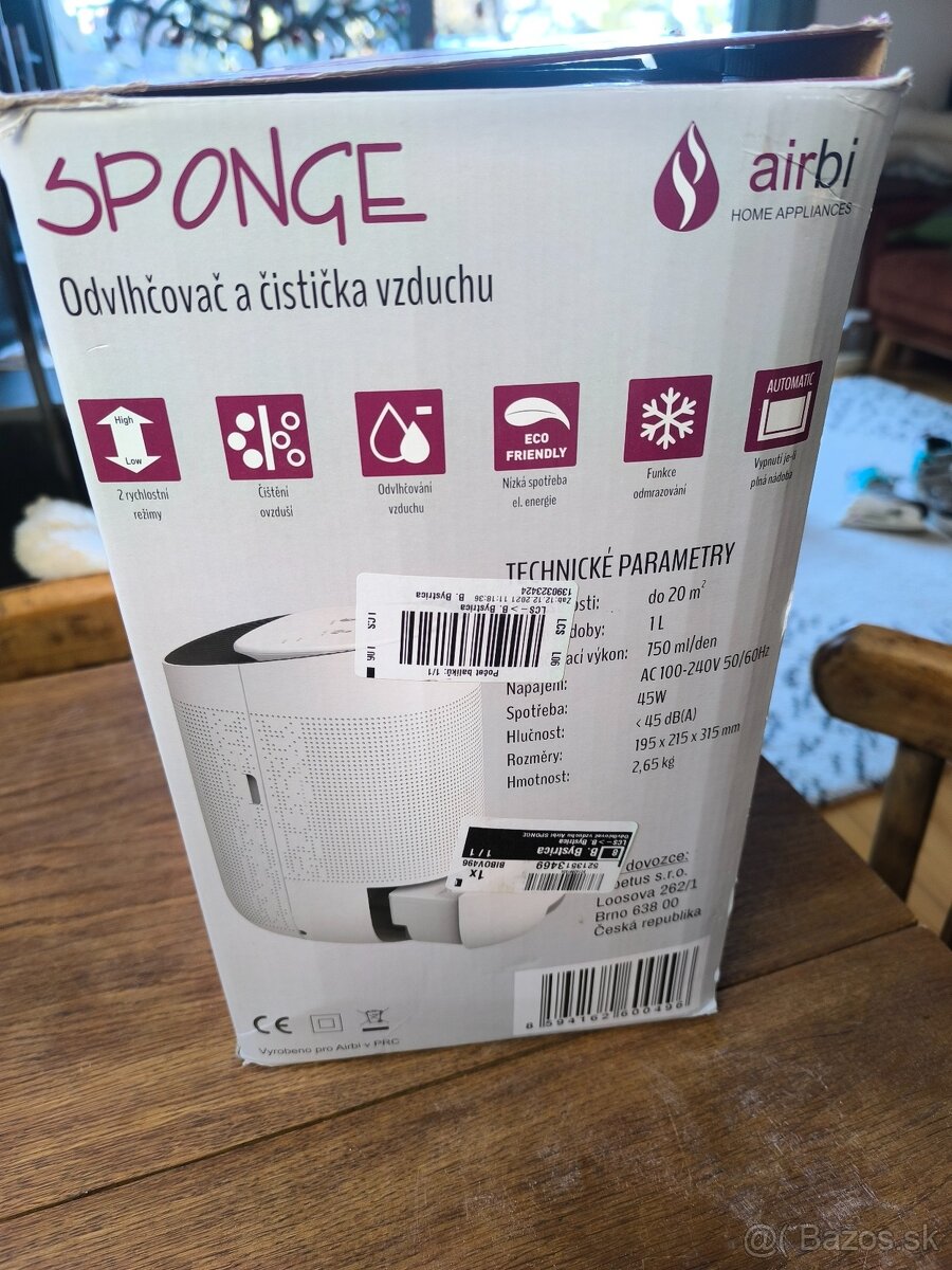 Odvlhčovač a čistič vzduchu - 3