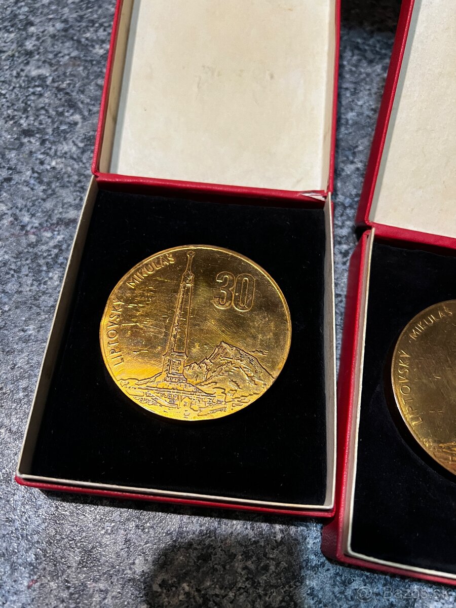 Pamätné medaile liptovský Mikuláš - 3