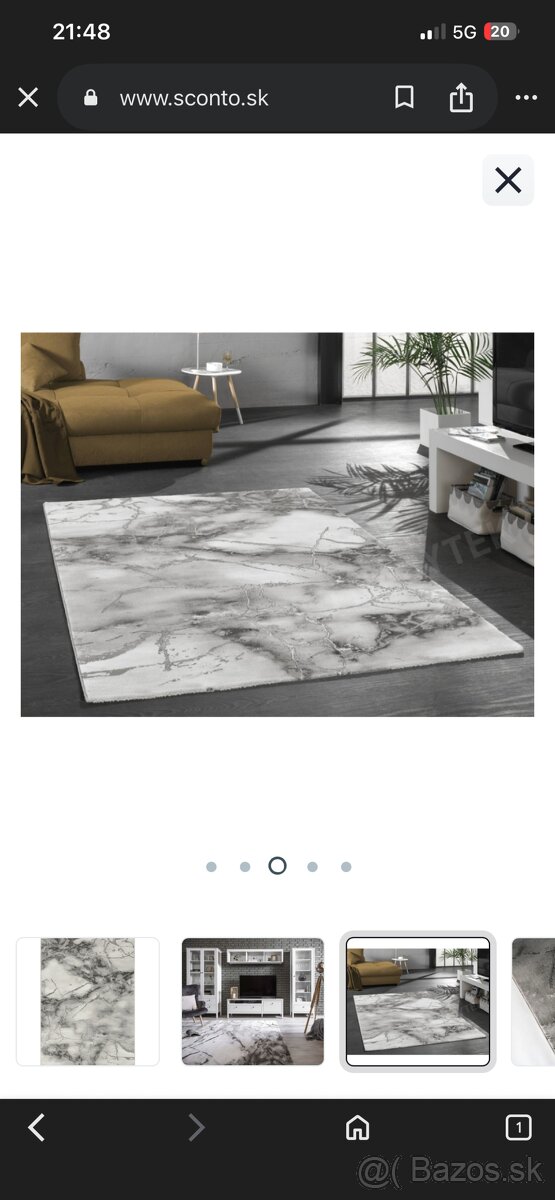 Sivy koberec craft - 3