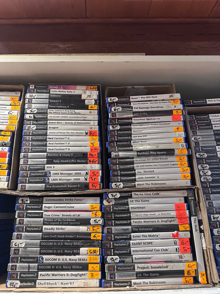 Predam používané Hry na Sony Playststion 2 - 3