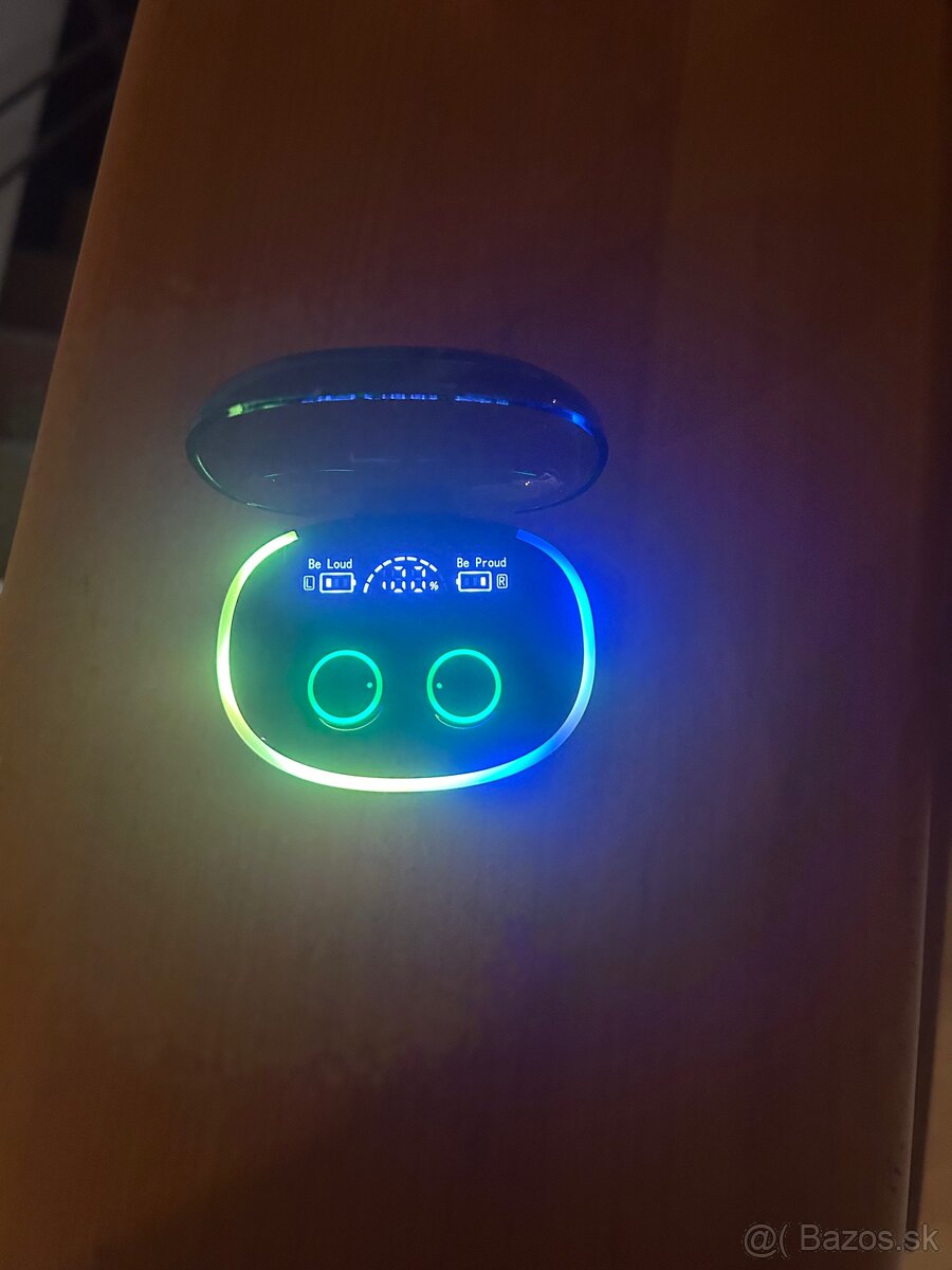 bezdrôtové slúchadlá s nabijacim dokom bluetooth slúchadlá - 3