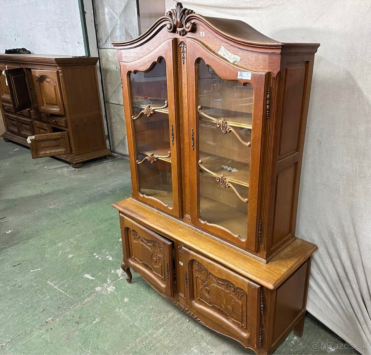 Pribornik z masívu - holandský nábytok - 3