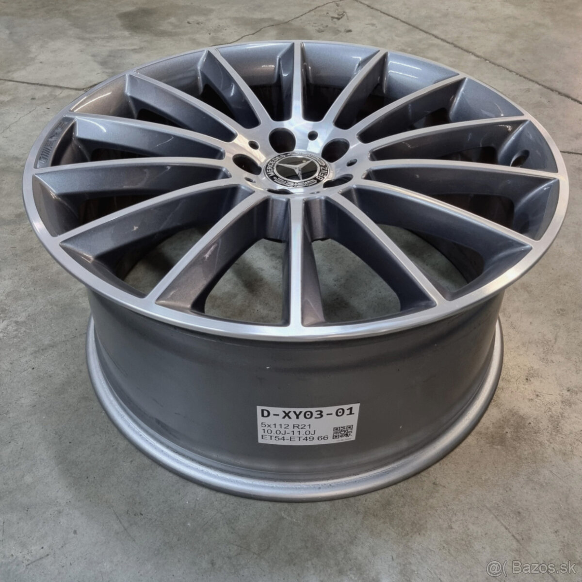 Hliníkové Mercedes disky 5x112 R21 ET54-ET49 - 3