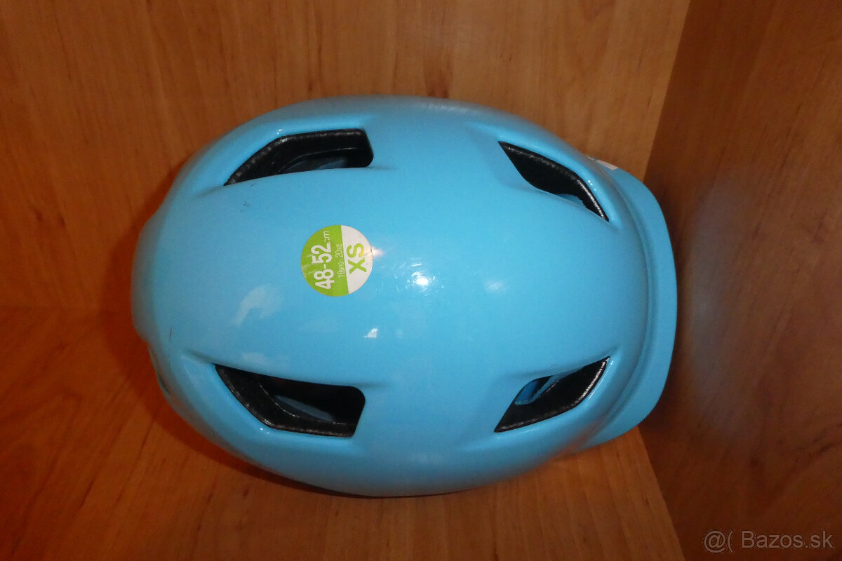 detská prilba bledomodrá 48-52 cm - 3