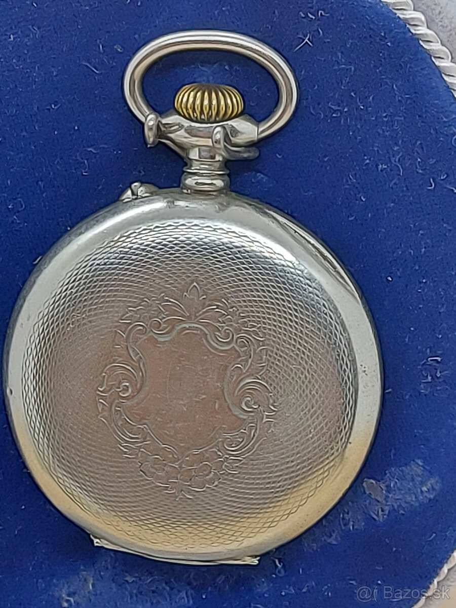 Predám funkčné vreckové hodinky Cylindre 10 rubis 48mm - 3