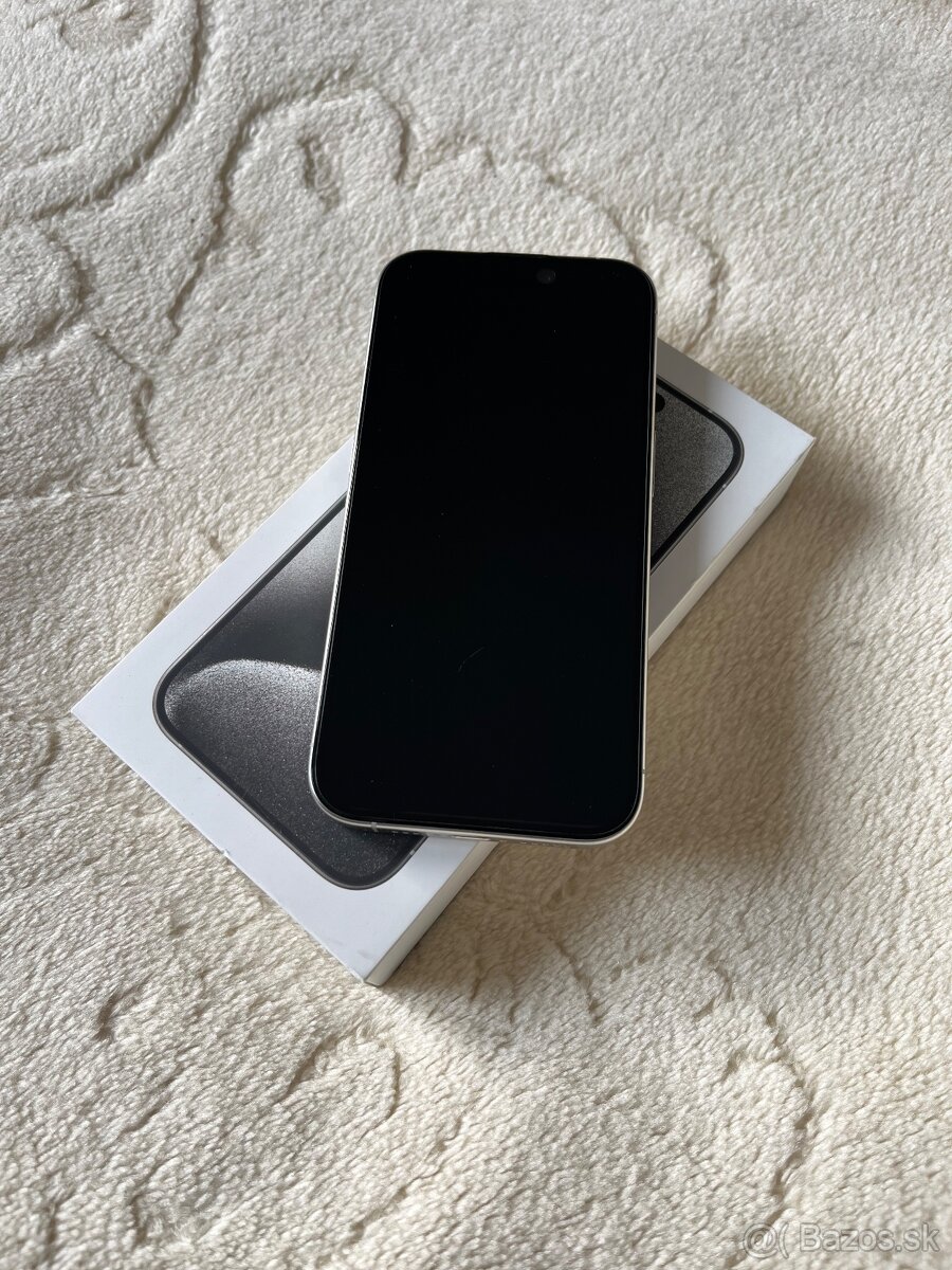iPhone 15 Pro 128GB Natural TItanium. Ako nový - 3