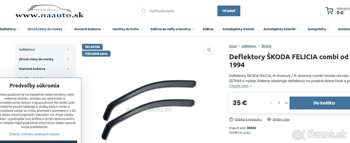 Ofuky, deflektory Felicia - 3