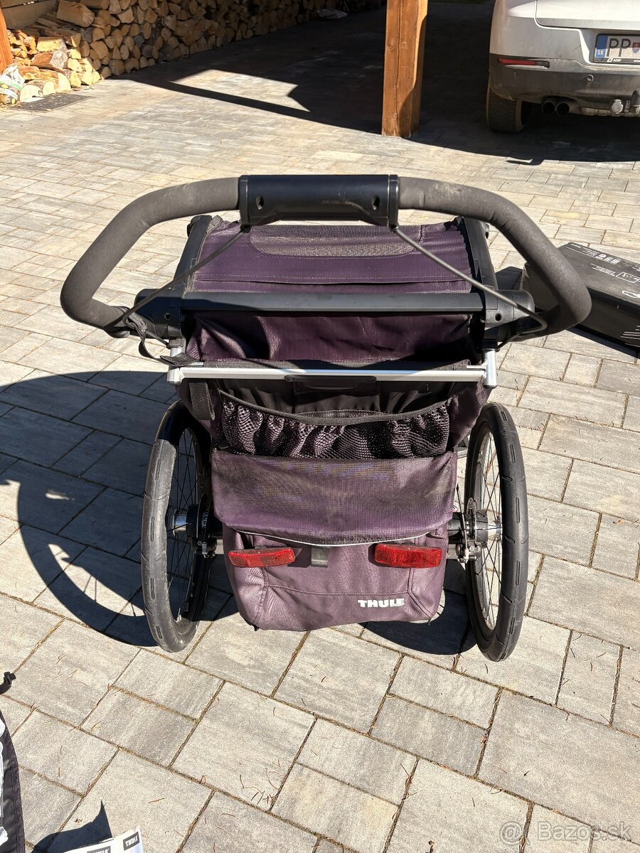 Thule Chariot Sport 1 + Ski kit – TOP stav - 3