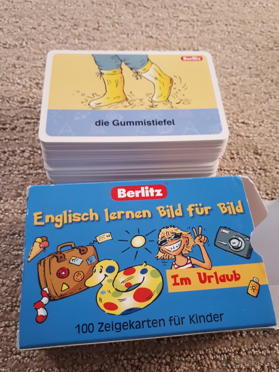 Karty so slovnou zásobou angličtina - nemčina 100 ks - 3