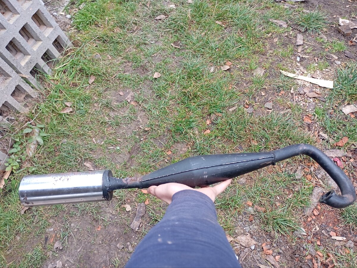 Predám výfuk na stvorkolku 50