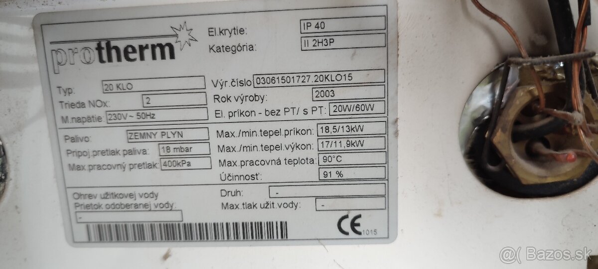 Protherm medveď 20KLO - 3