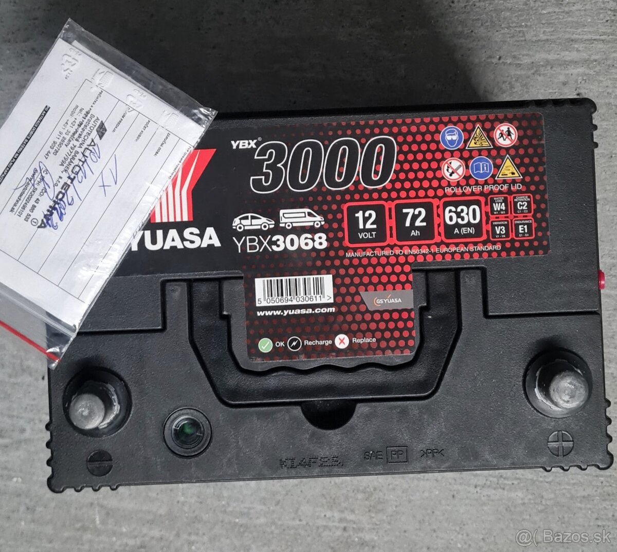 Autobateria Yuasa 72Ah - 3