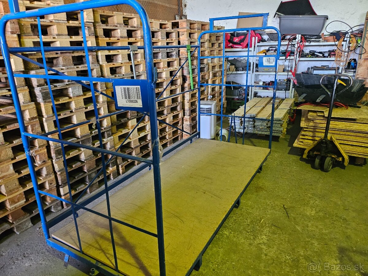 Prepravný skladový manipulačný vozík Riel - 3