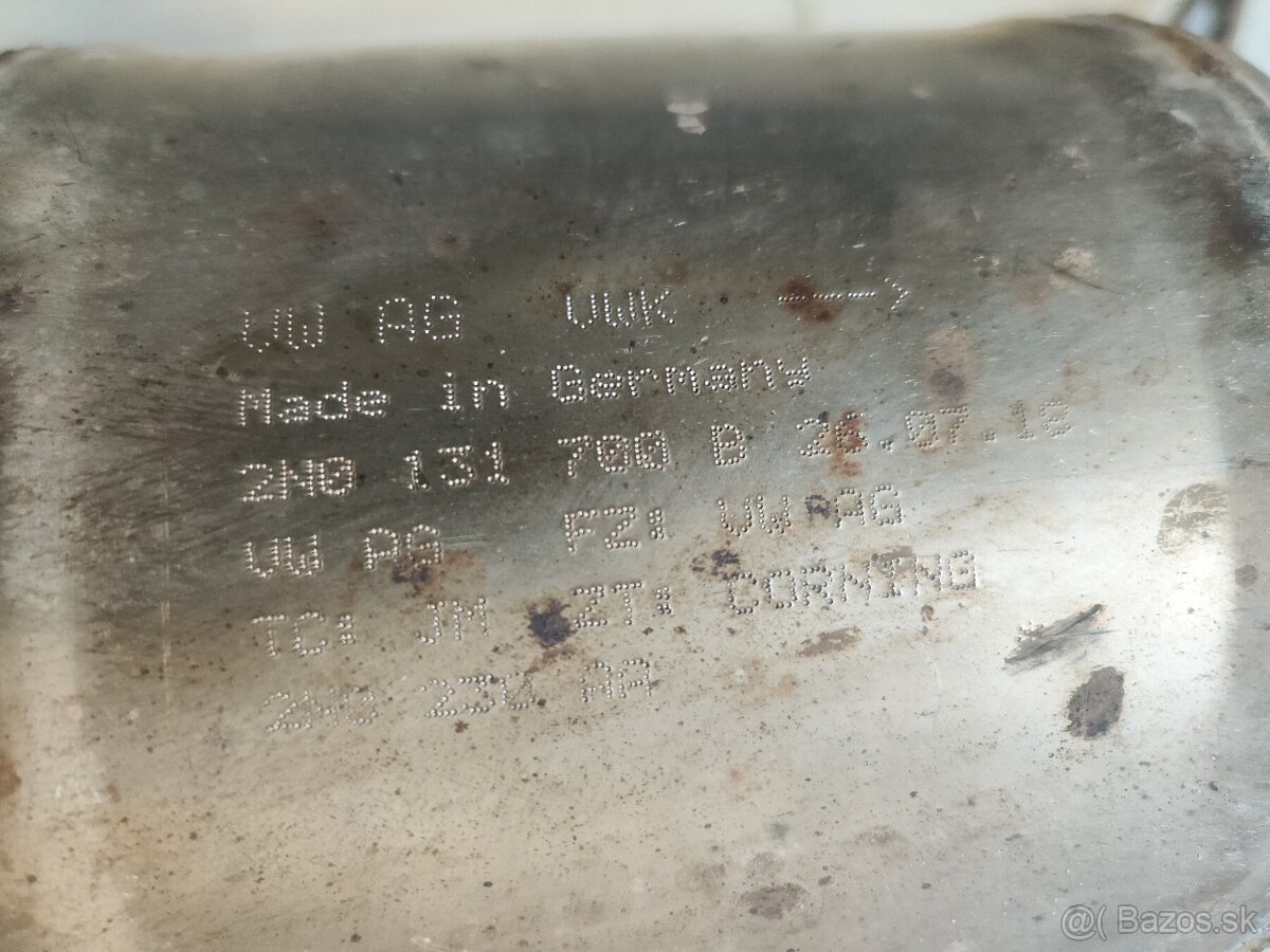 Predam DPF kat VW Crafter, MAN TGE - 3