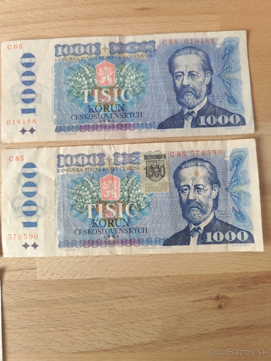 Predám staré bankovky a mince - 3