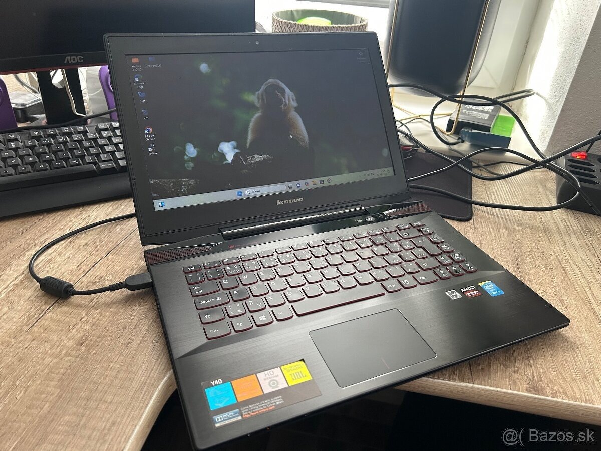 Herný Lenovo y40-80 s 14"Fhd,i7,12gb,256gb ssd,4gb grafika - 3