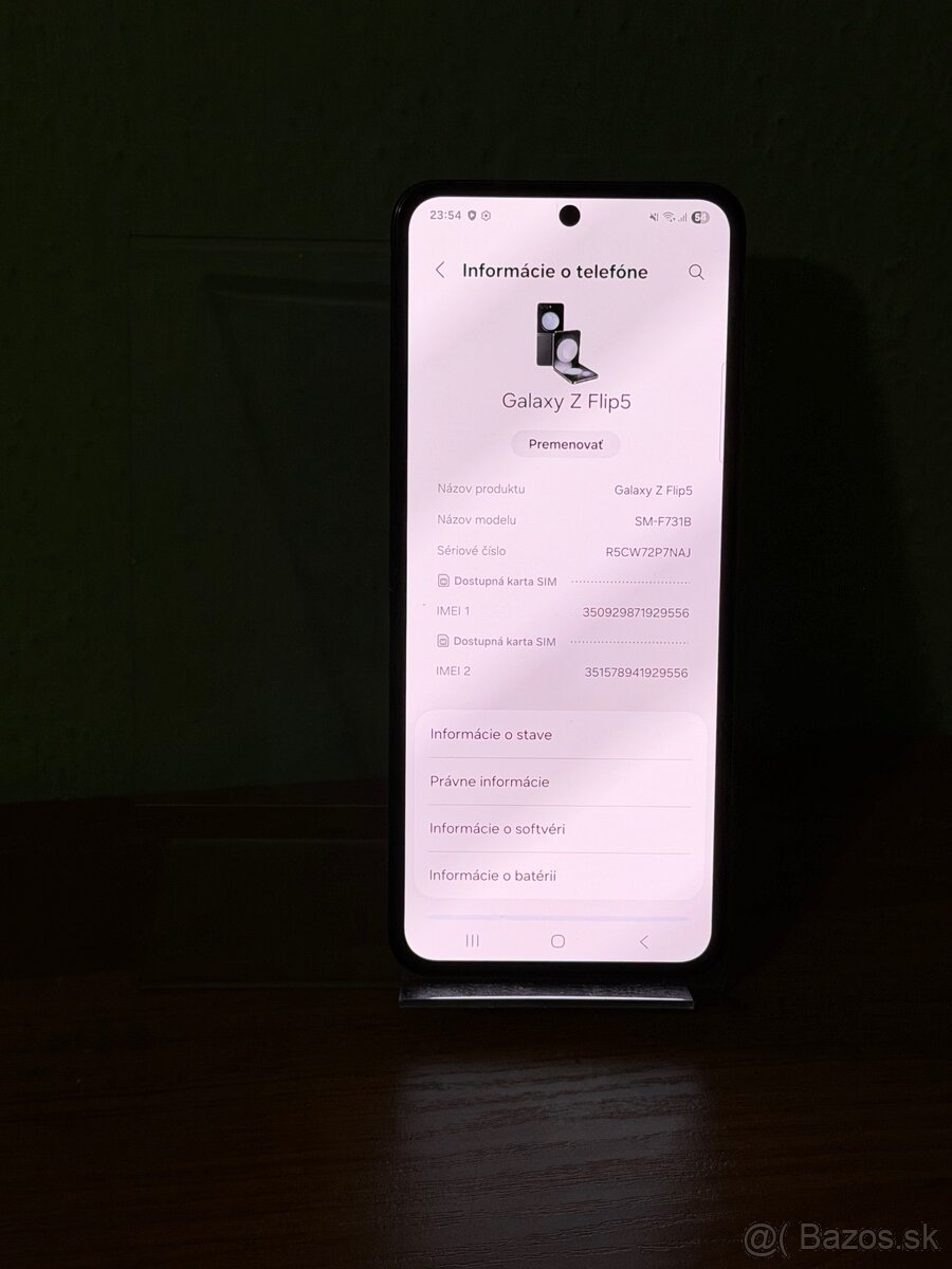 PREDANÉ Dobrý deň Ponúkam na predaj Samsung Galaxy Z Flip 5 - 3