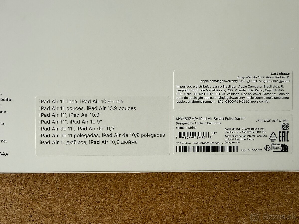 Apple Smart Folio iPad Air (11inch, M2) - nový, nerozbalený - 3
