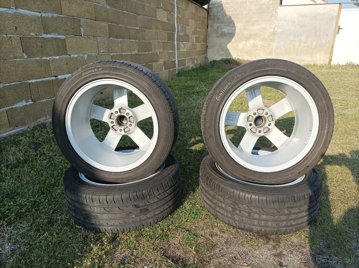 Alu disky 16" 5x 112 + letné pneu Continental - 3