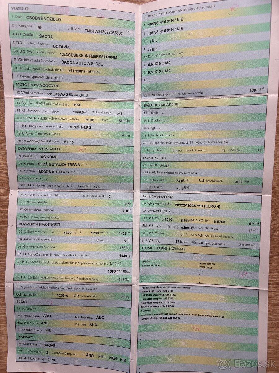 Škoda octavia 2 - 1.6mpi + LPG - 3