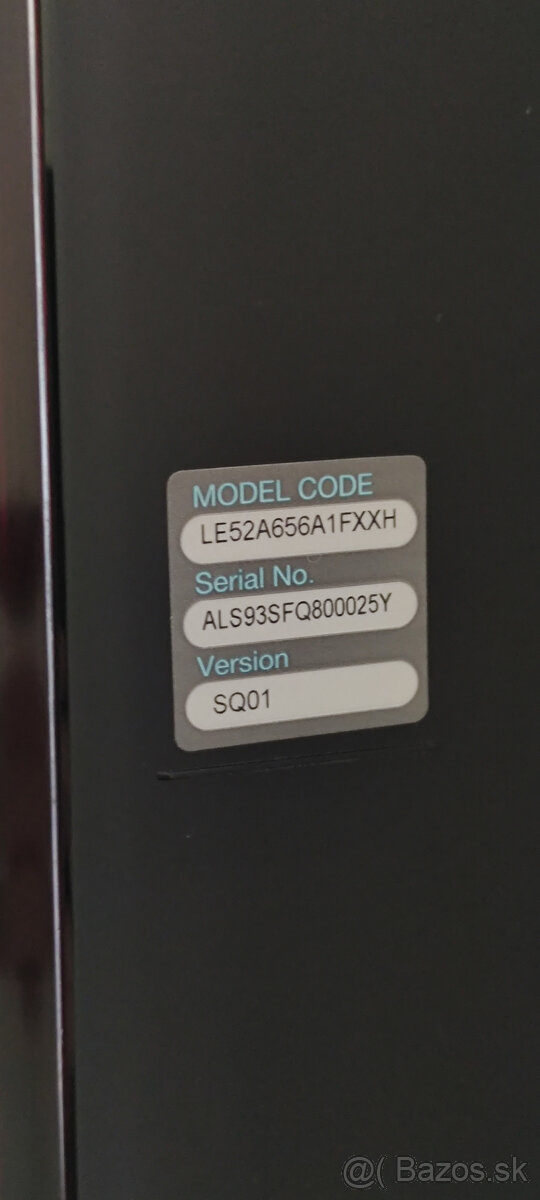 Predám 52" FHD televízor Samsung LE52A656 - 3