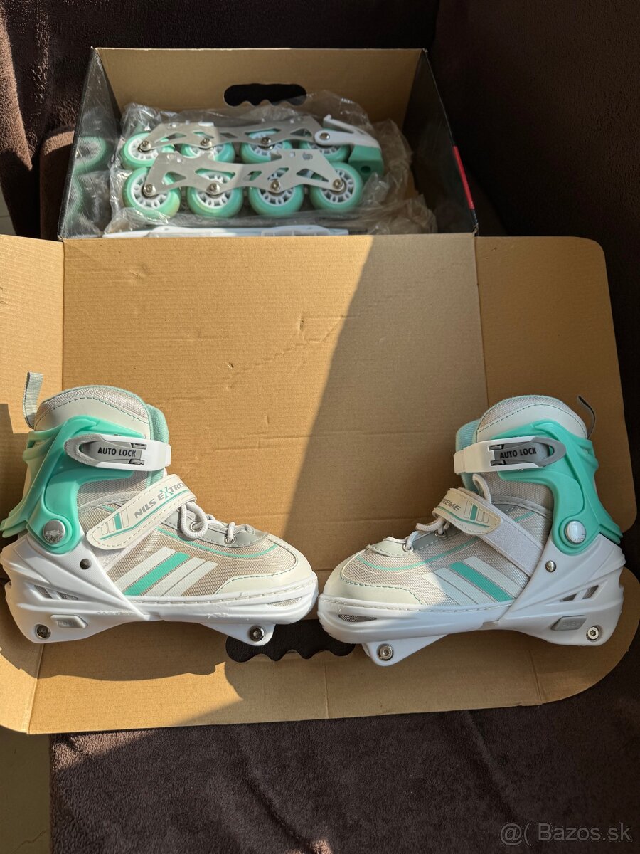 Detské vymeniteľné korčule,veľkosť 34-38 - 3