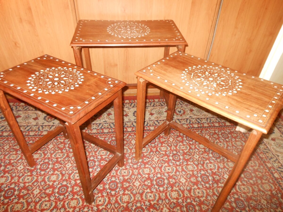 Trojité stolíky - 3