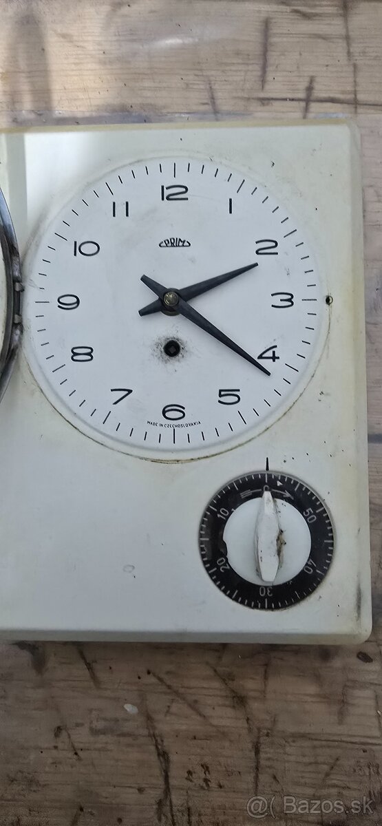 Hodiny PRIM s časovačom vintage - 3