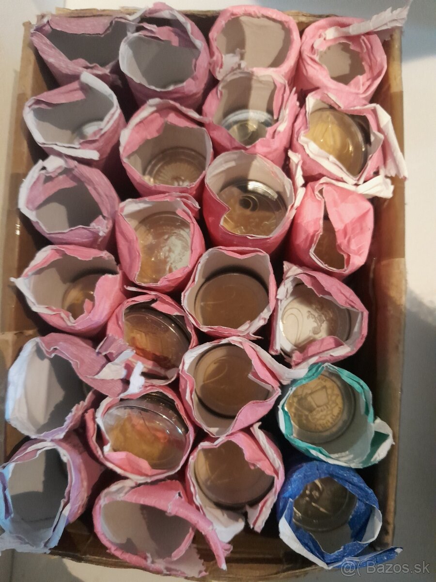 UNC mince z roliek a BU karty, časť 1. - 3