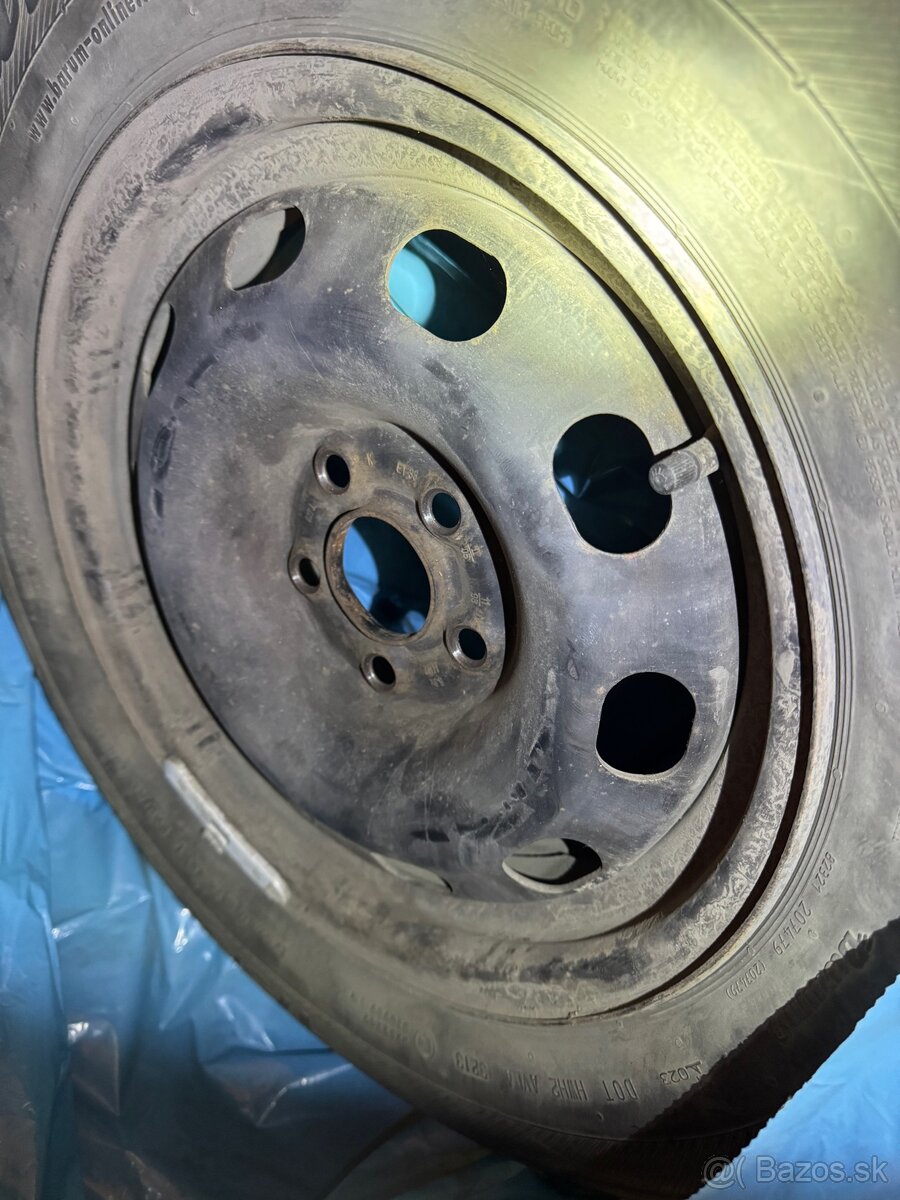 Letne pneu 175/80 R14 + plechové disky (Škoda octavia I) - 3